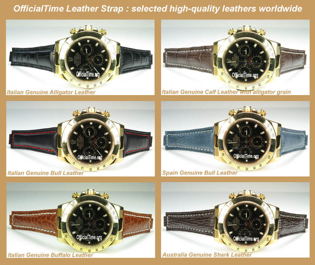 OfficialTime Leather Strap